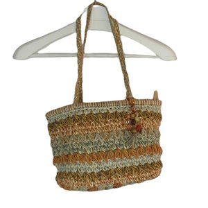 Cappelli Straworld Toyo Straw Boho Shoulder Bag /Purse